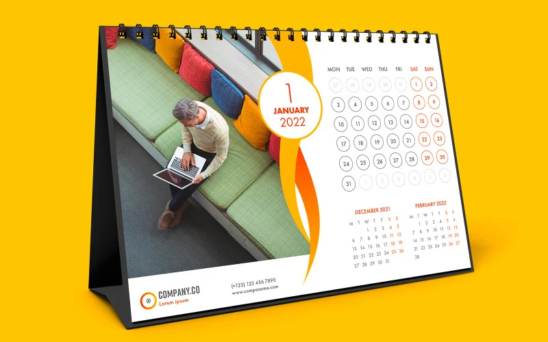 Table Calender 9x7 inch - Image 2